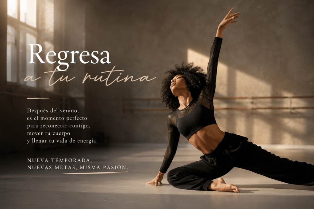 Alumnos en clase de baile en el estudio de danza en Sabarís HuslingDance