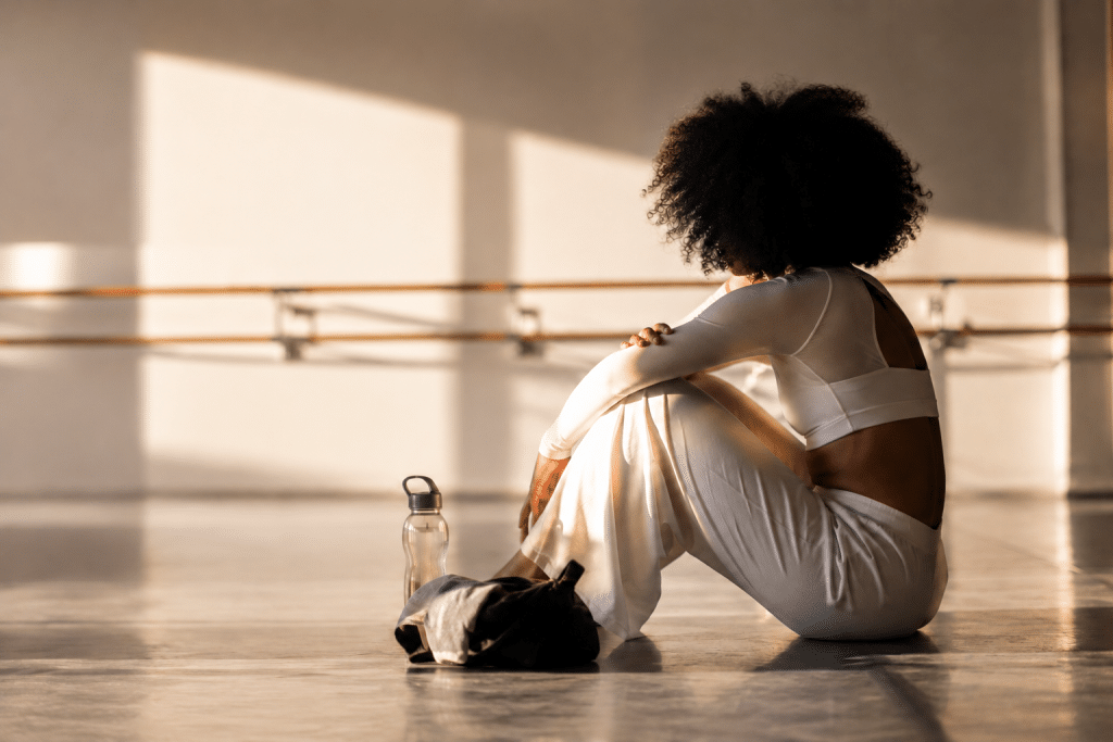 Calentamiento antes de bailar en clase de danza en HuslingDance Sabarís