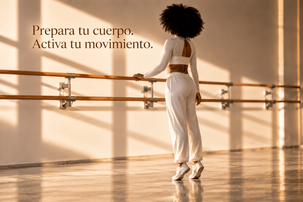 calentamiento antes de bailar